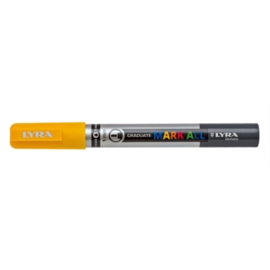 Pennarello a tempera Giallo LYRA Graduate Mark All 1 mm L6810007