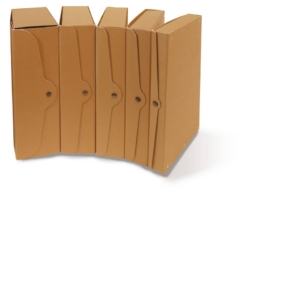 Scatola progetti in cartone Euro-Cart Avana - Dorso 10 cm - 35x25 cm