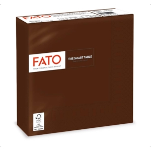 Tovaglioli Fato The Smart Table 38x38 cm cioccolato - 82141400 (conf.100)