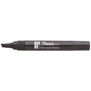 Pennarello indelebile Nero Sharpie W10 punta a scalpello 5 mm - S0192654