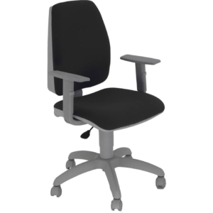 Sedia girevole con braccioli Nera - Unisit Jupiter Eco smart - polipropilene - JPQG/BRNG/EN