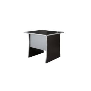 Scrivania Unisit Spirit fianchi a pannello 80x80x72 cm wengé per scrivanie componibili
