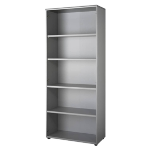 Mobile alto a giorno Unisit Spirit 3 ripiani 90x45x210 cm Rovere USPRM210