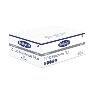 Asciugamani interfogliati piagatura a Z Bulkysoft 21,5x24 cm Bianco - 83380.E20 (conf.25 fascette da 150 fogli)