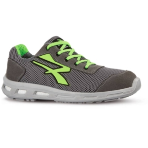 Scarpe antinfortunistiche in pelle Airnet Summer S1P U-Power Grigio - Verde n° 42