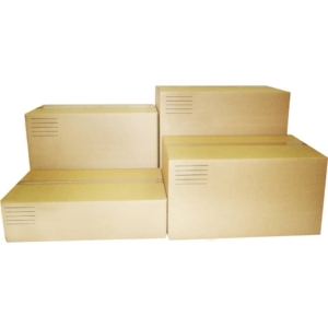 Scatole americane imballo di cartone a 2 onde Euroscatola 40x30x30 cm colore Avana - 126462 (conf.10)
