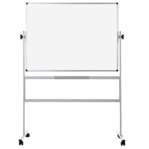 Lavagne cancellabili Bi-office Revolver - magnetica doppia girevole bianca - 120x90 cm bianco - QR0203