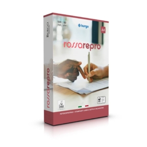 Carta per fotocopie Burgo Reprorossa A4 80g/m² - risma da 500 fogli