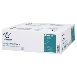 Asciugamani interfogliati piegati a Z Papernet Dissolve Tech - 2 veli 24x20,3 cm - 416617 (conf.20 fascette da 200)