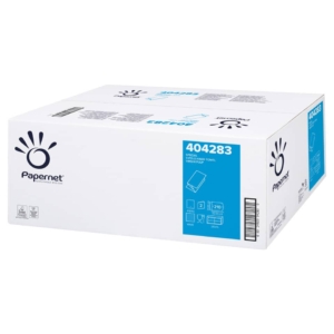 Asciugamani interfogliati piegati a V Papernet 2 veli - 21x22 cm - Bianco - 404283 (conf.15 fascette da 210)