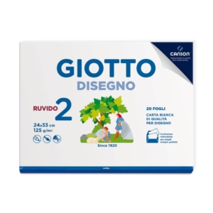 Album da disegno GIOTTO Disegno 2 125g/m² - 24x33 cm ruvido 20 fogli 583000