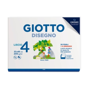 Album da disegno GIOTTO Disegno 4 200g/m² - 33x48 cm liscio 24 fogli 583700