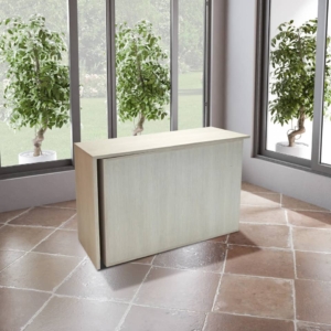 Scrivania a ribalta incassata Unisit 80x22xh.93 cm Bodega - Color Faggio