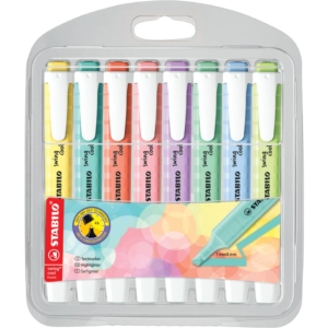 Evidenziatori Swing Cool WOW Stabilo - Colori Assortiti Pastel 275/8-08-1 (conf.8)
