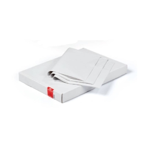Scatola di carta velina piegata Rex-Sadoch 100x140 mm - 21g/m² - Bianco - piegati 50x35 cm - KVS21 (conf.100 fogli)