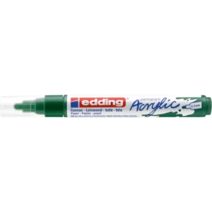 Pennarelli acrilico Edding 5100 - punta tonda 2-3 mm tratto medio - verde-muschio - E-5100 904