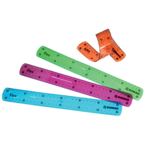 Righello Trasparenti Donau flex colore assortito 30 cm 322141099