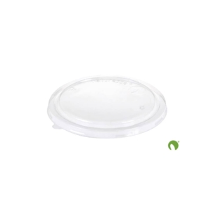 Coperchio Bio in PLA Scatolificio del Garda Nature Works Ø190 mm Trasparente per per contenitore S120 (conf.50)