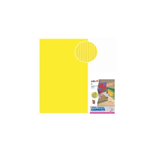 Cartoncini ondulati Cannetè - 50x70 cm - 230g/m² Deco - Giallo (conf.10 fogli)