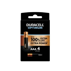 Batterie alcaline Duracell Optimum Ministilo AAA - MN2400 mAh - DU0031-05000394139213 (conf.4)