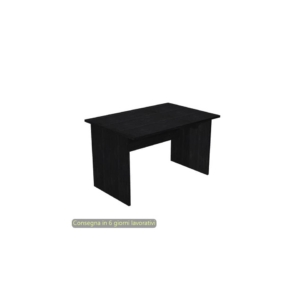 Scrivania da ufficio Nera venata Frassino Artexport linea Presto 120x80x72 cm fianchi melanimicospess. 22 m