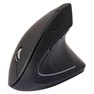 Mouse ergonomico verticale Q-Connect wireless 2.4G 123x65x82 mm - Nero - KF10714