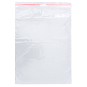 Buste trasparenti chiusura grip in LDPE 50 μm Q-Connect idonee al contatto alimentare - 23x32 cm (conf.1000)