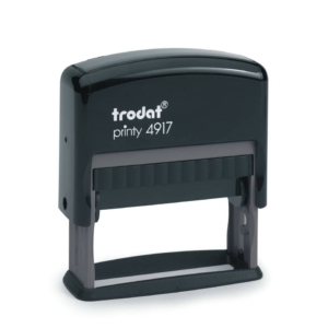 Printy 4917 - Timbro di testo PERSONALIZZATO fino a 3 righe dimensione max personalizzazione 50x10 mm