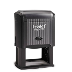 Timbro di testo personalizzato Trodat Printy 4927 dimensione max pers.ne 60x40 mm - fino a 10 righe - blu - 182278