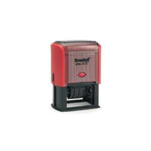 Datario con testo personalizzato Trodat Printy 4727 dimensione max pers.ne 60x40 mm - fino a 3+3 righe - blu - 182300