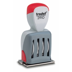 Classic 2910/P07 - Datario manuale con testo PERSONALIZZATO dimensione max personalizzazione 60x40 mm - fino a 4+4 righe