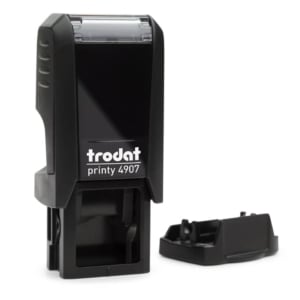Timbro di testo autoinchiostrante PERSONALIZZATO Trodat Printy 4907 4.0 dim. pers.ne 13x6 mm fino a 1 riga rosso