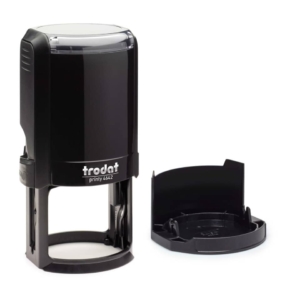 Timbro di testo personalizzato Trodat Printy 4642 dimensione max pers.ne Ø42 mm - fino a 9 righe - blu - 182233