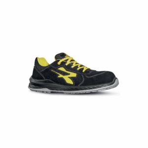 Scarpe antinfortunistiche in pelle scamosciata Vortix S1P SRC ESD Giallo-nere U-Power N° 43