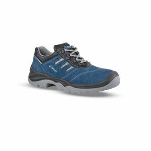 Scarpe antinfortunistiche in pelle scamosciata Better S1P SRC blu-nere U-Power N° 41