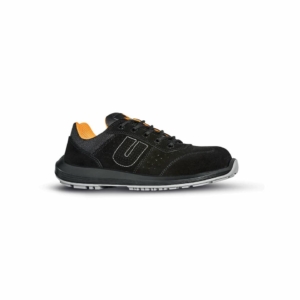 Scarpe antinfortunistiche in morbida pelle scamosciata Sun S1P SRC Nere U-Power N° 39
