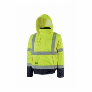Giubbotto bomber alta visibilità Crafty Yellow Fluo U-Power taglia M