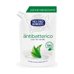 Sapone liquido - 400 ml Neutro Roberts Antibatterico - ecopouch