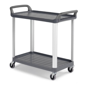 Carrello Grigio in polipropilene Shelf 3730 - 111x50x105 cm TTS 2 ripiani 0F003730ET