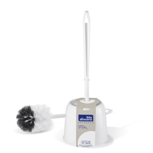 Portascopino in plastica Fiore Blu dimora Bianco 0088C
