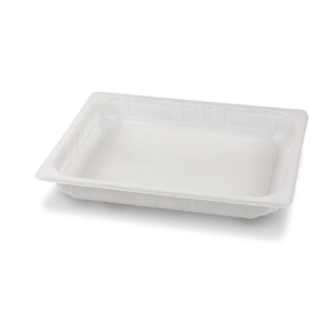 Vassoi gastronomia in PP Bianchi ILIP - 2500 ml - 65g - Prof 320x265x40mm 30421 (conf.65)