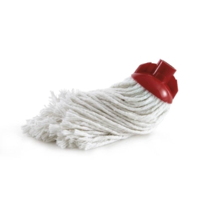 Mop per pavimenti in cotone "Fiore'' gr. 150 Blu dimora Bianco 0024D