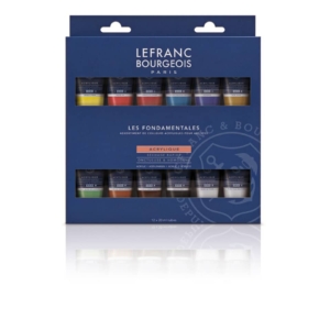 Vernice Acrilica fine in tubetto 20 ml - Lefranc Bourgeois - Colori Assortiti (conf.12)