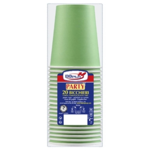 Bicchieri carta WD 250ml Dopla Green Verde (conf.20)