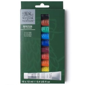 Set tubetti colore ad olio per principianti Winsor&Newton Colori Assortiti da 12 ml (conf.10)