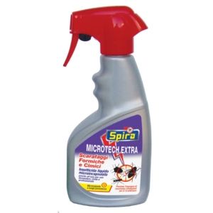 Insetticida per scarafaggi, formiche e cimici Microtech Extra Spira 400 ml