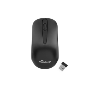 Mouse ottico 3 pulsanti wireless USB 2.0 Media Range Nero MROS209