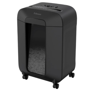 Distruggidocumenti uso personale LX85 - P-4 - 19 litri - taglio a frammenti 4x40 mm Fellowes Powershred® Nero