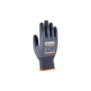 Guanti protettivi traspiranti Athletic allround PA/elastane - rivestimento schiuma NBR - Grigio Nero Uvex TG.8