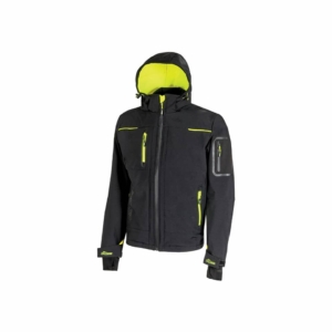 Giacca impermeabile in Softshell Space Black Carbon U-Power taglia XL FU187BC-XL